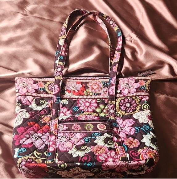 Vera Bradley Handbags - Vera Bradley Floral Quilted Tote Bag 12 x 12 x 4